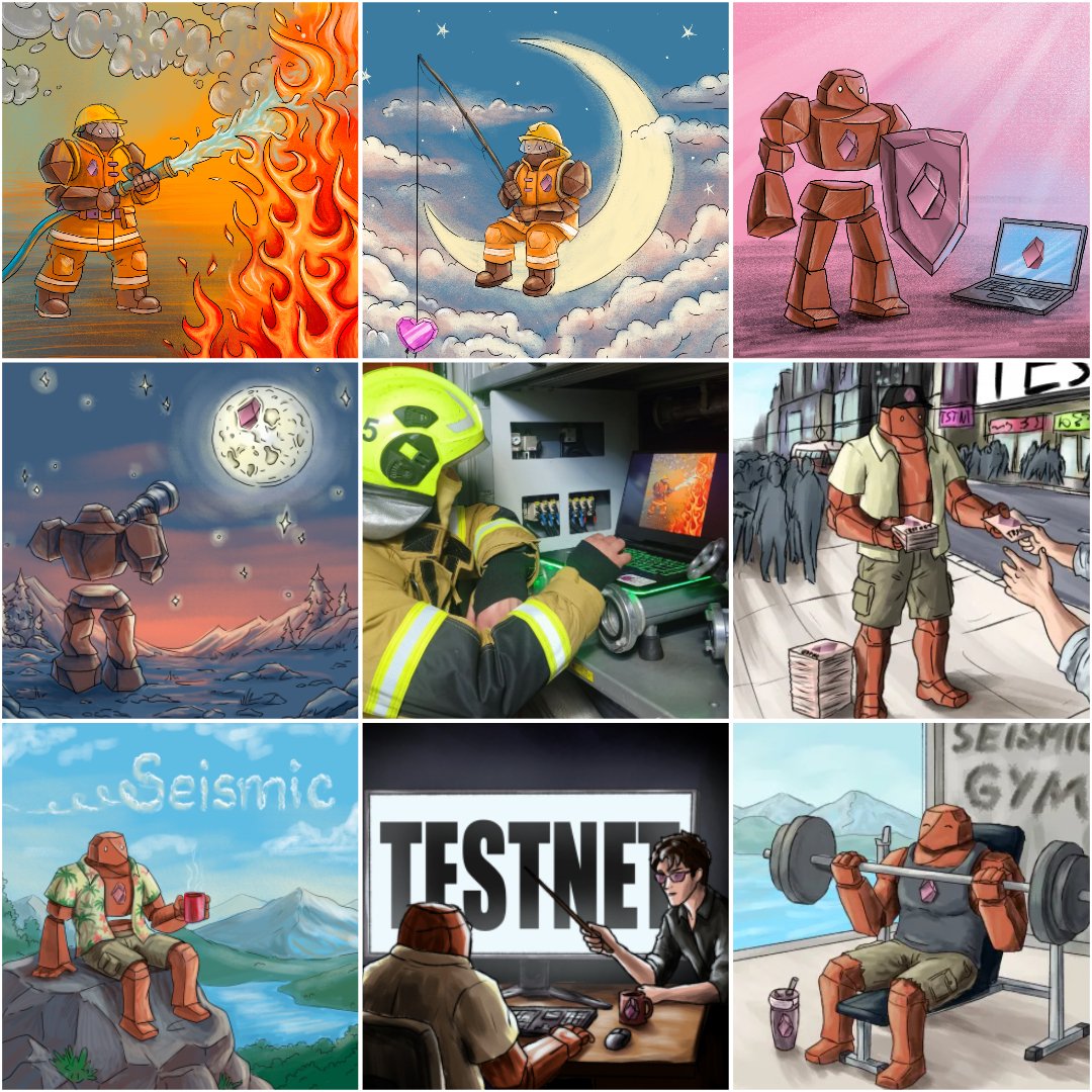 A collection of my artworks featuring Rocky, a creation by <a href="/SeismicSys/">Seismic</a>, who’s shaking up everyday lifesince he has plenty of time, he doesn’t have to worry about his privacy because Seismic takes care of that for him
<a href="/crypto_kesha/">crypto_kesha</a>
<a href="/Heathcliff29167/">HeathCliff.eth</a>
<a href="/xealistt/">Xealist</a>
<a href="/NoxxW3/">Noxx</a>