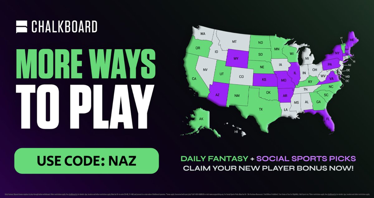 nazeaster's tweet photo. If you’re placing slips every day, you should at least be getting extra value out of it 💰🔥

This app offers:
🟢 Matched deposits 💰
🟢 Free picks 🎯
🟢 Reduced lines that cash more often ✅

Same bets. Better payouts 💼💰🔥

Use code NAZ 👇
https://t.co/aSuMHjDXE3 https://t.co/UAxH1dTmxq