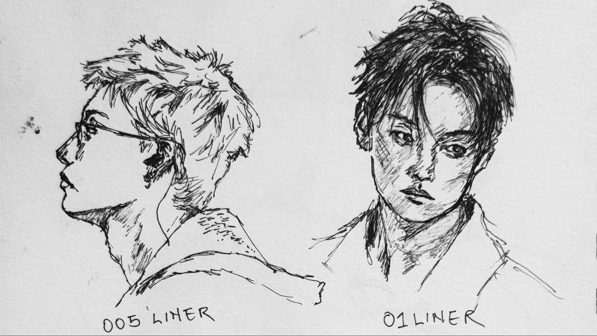 trying out some new pens