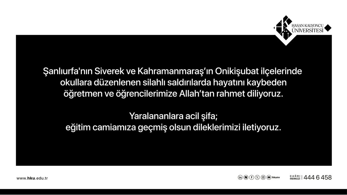 Hasan Kalyoncu Üniv (@hkunv) on Twitter photo 