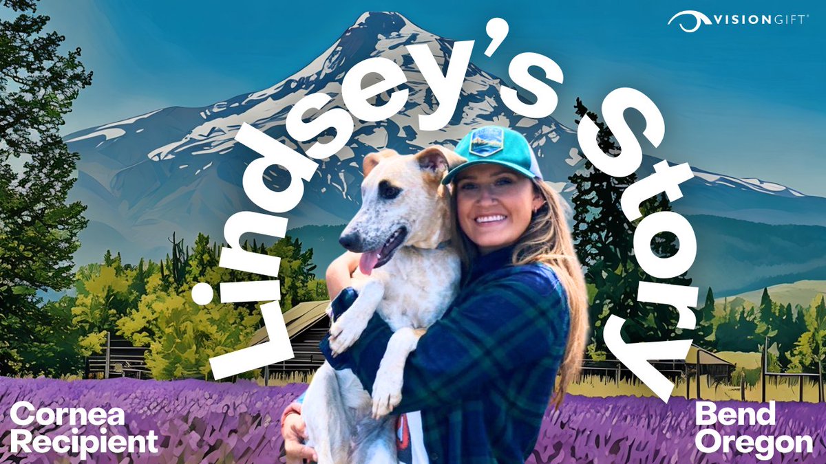TheVisionGift's tweet photo. This Donate Life Month, we’re sharing Lindsey’s story to honor the life-changing impact of cornea donation. Her journey shows that restored sight is not just about vision. It is about independence, healing, and returning to the moments that matter most. https://t.co/e6B2b29Cnn https://t.co/HOGcRrlCa4