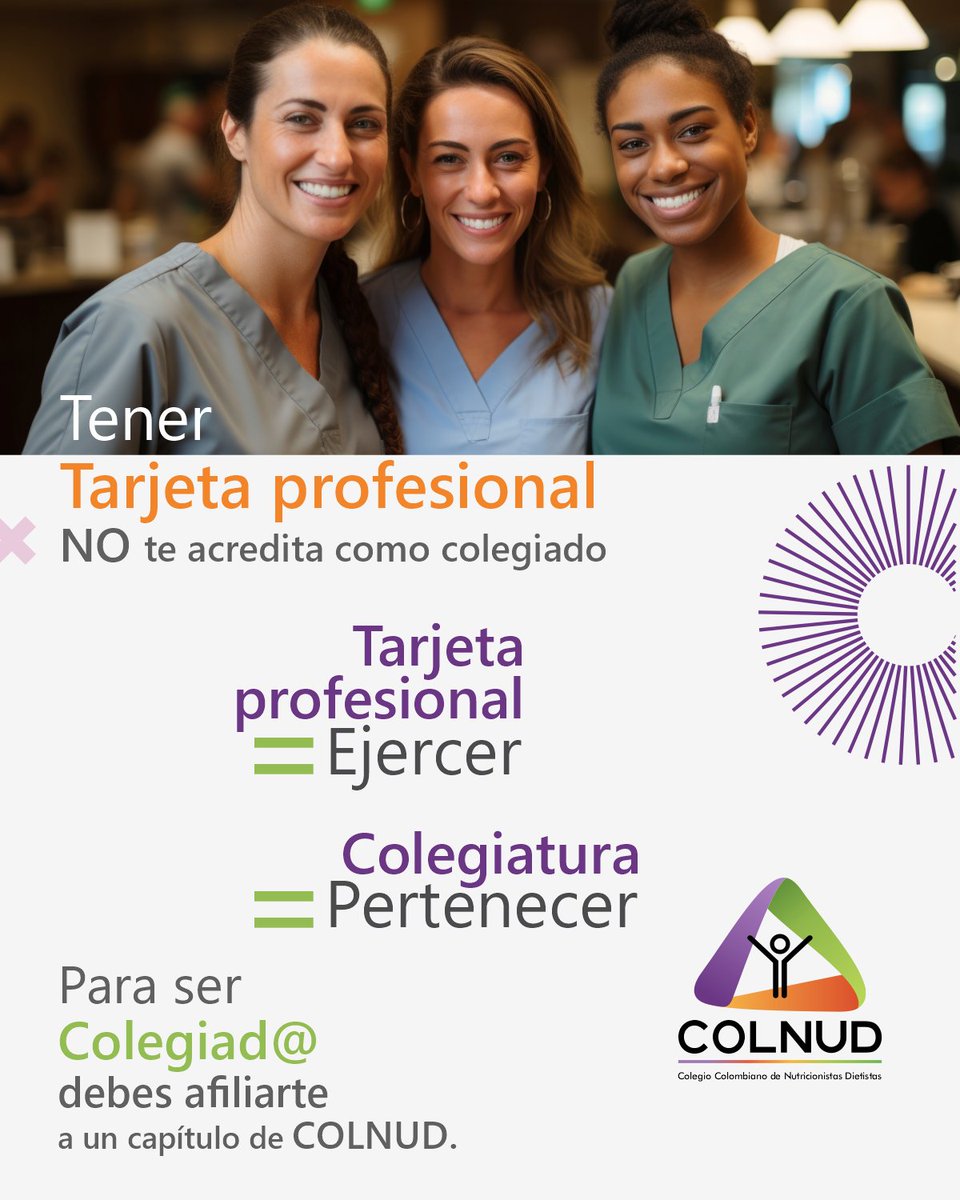 Colegio Colombiano de Nutricionistas Dietistas tweet media