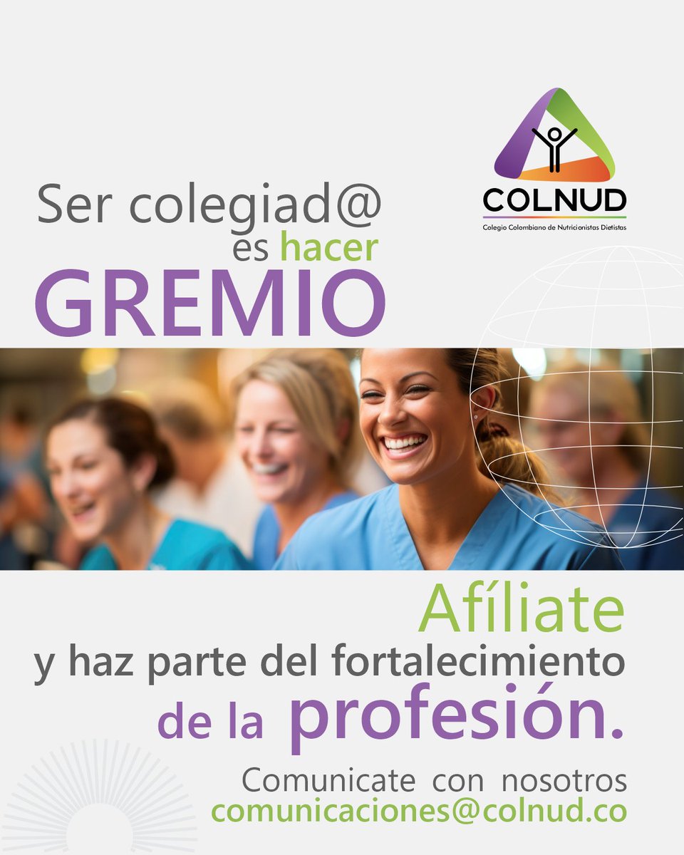 Colegio Colombiano de Nutricionistas Dietistas tweet media