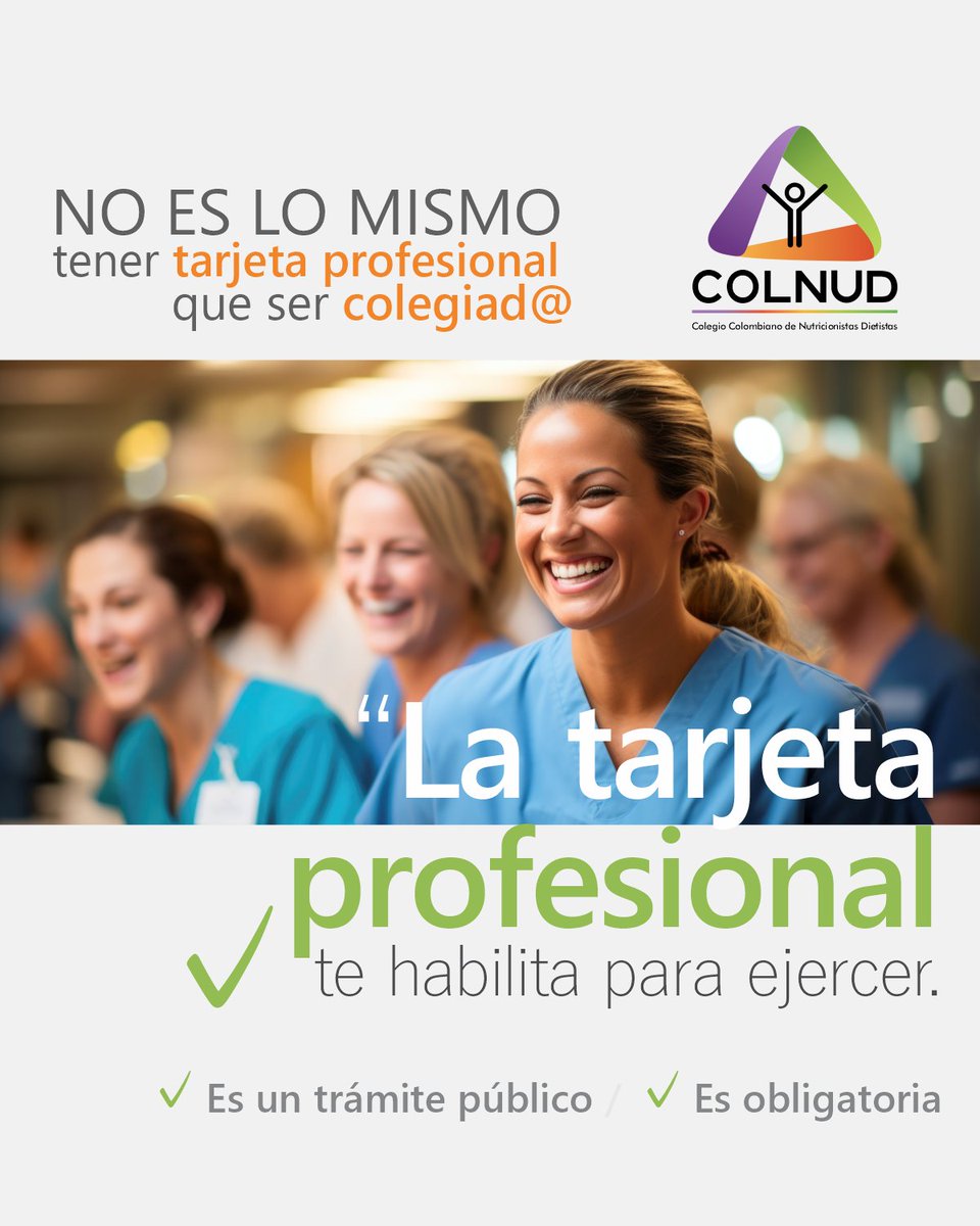 Colegio Colombiano de Nutricionistas Dietistas tweet media