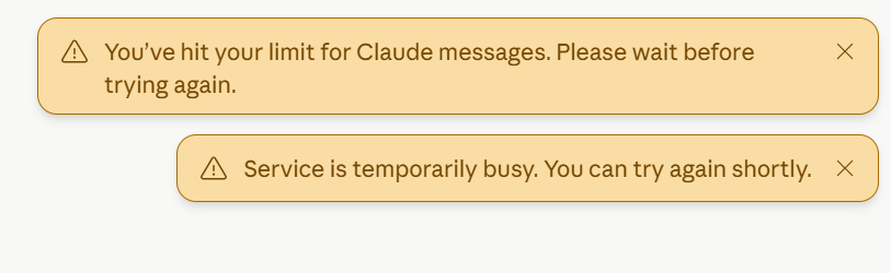 PumpDumped's tweet photo. Hari hari sudah kena limit, ditambah pula ada maintenance, ah sudah claude down ini mah https://t.co/FHbgw9HotI