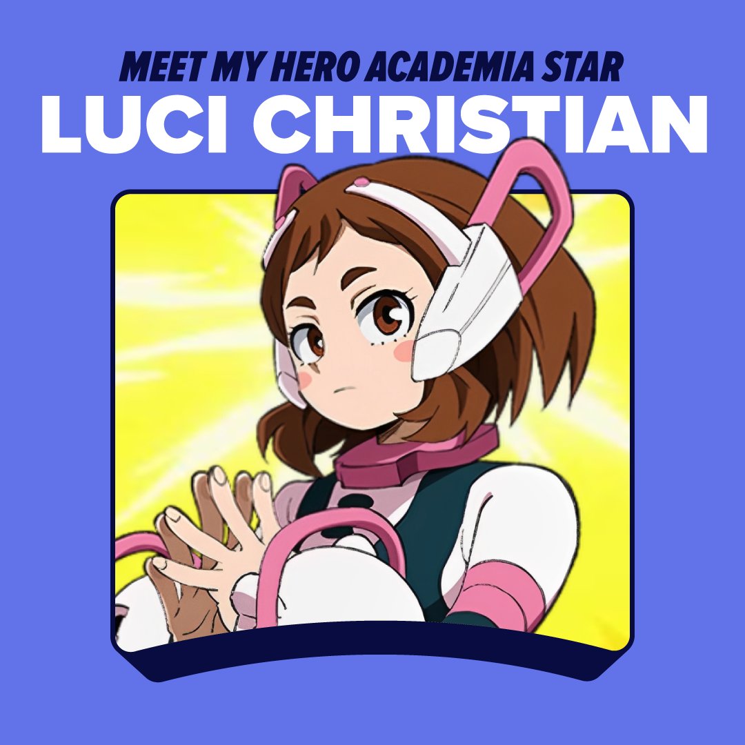 FANEXPODallas's tweet image. Zero gravity, full charm. Say hello to Luci Christian, aka Ochaco Uraraka from My Hero Academia, when she floats into #FANEXPODallas. Get tickets: spr.ly/6012B64Mh0

#Dallas #DFW #LuciChristian #MyHeroAcademia