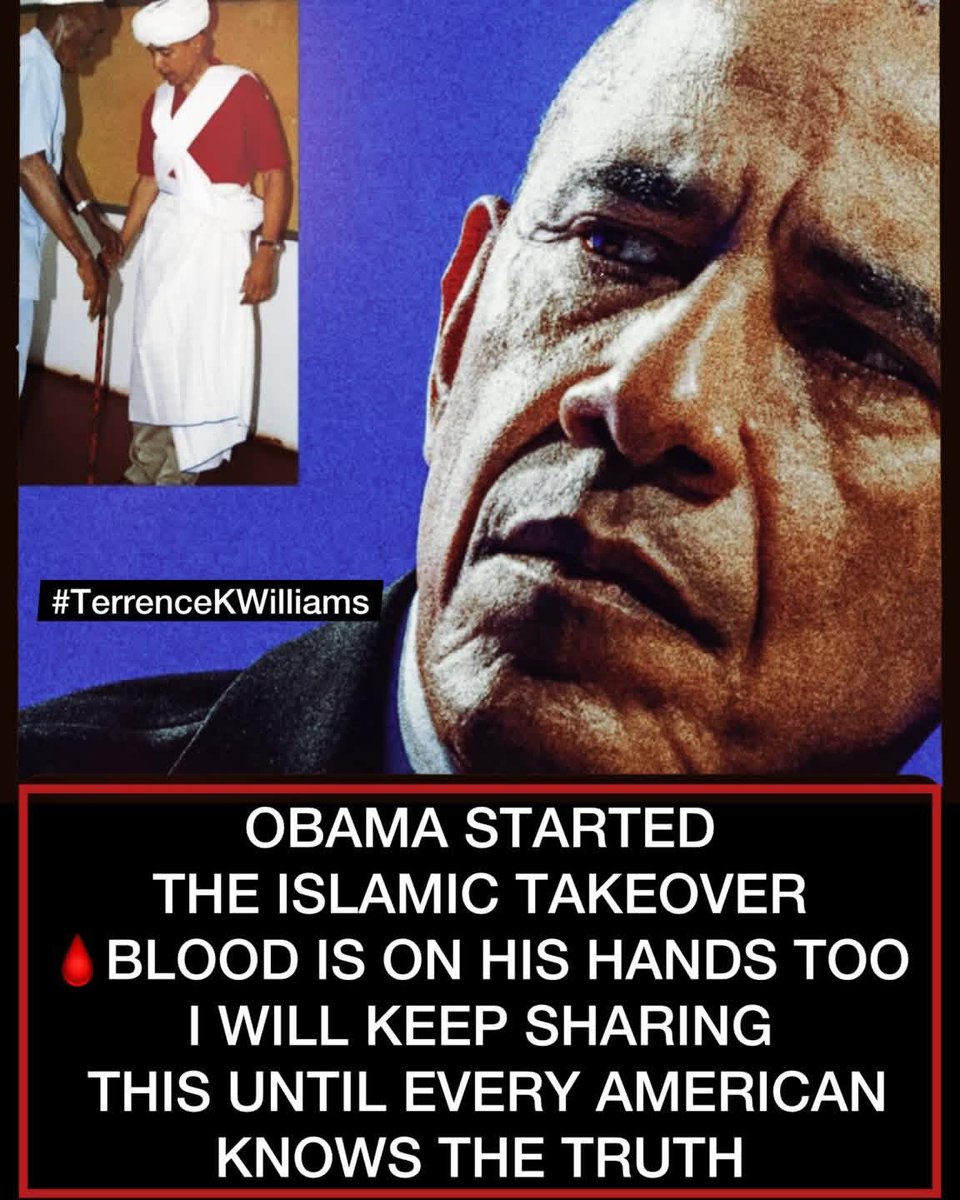 ToniLL22's tweet photo. TKW is right 💯%🎯👇👏🔥

Dear Obama, You own a piece of the blood spilled on our troops in D.C. a while back — and that blood is still on your hands. It’s time to face the music.

The radical Islamic nightmare engulfing America didn’t start overnight. It was nurtured and unleashed on your watch, Barack Hussein Obama.
You are the reason Islam is overtaking our cities and turning our streets into danger zones. Period.

You opened the floodgates and imported hundreds of thousands from terror-plagued countries straight into American neighborhoods — all to ��fundamentally transform” and weaken the nation you swore to protect.

ISIS didn’t just rise under you — it exploded while you dismissed them as the “JV team.” You sat back laughing as those savages carved up half of Iraq and Syria.

Then came the ultimate betrayal: you secretly shipped $1.7 billion in cash on unmarked planes to the mullahs in Iran — the same regime chanting “Death to America” while funding every terrorist group that wants us destroyed. That blood money armed our enemies and put a target on every American’s back.

And that chaos you created came home to roost: an Afghan man — enabled by the open-door policies you started — ambushed and shot two National Guard troops in Washington, D.C. Biden kept the gates wide open, but you laid the foundation for this invasion.

You didn’t defend America. You surrendered it. You opened the gates to invasion, funneled money to terrorists, and lit the fuse on the deadly consequences we’re still suffering today.

The blood of those fallen and injured National Guard troops — and every victim of the radical Islamic storm you helped unleash — is still on your hands.

No golf rounds, book deals, or Hollywood deals will ever wash it off.