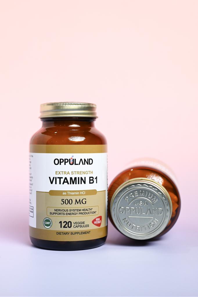 Oppuland's tweet image. Give your body the B1 it needs for all-day natural energy and mental clarity🧠✨️ Vitamin B1 helps to turn food into energy, supports a positive mood, reduces brain fog, and supports healthy nerve function🙌 
#vitamins #healthy #energy
