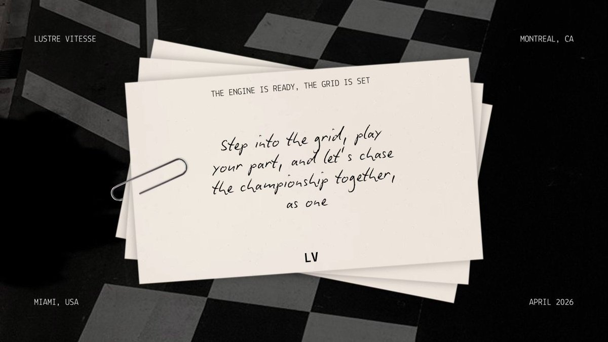 𝖨𝗍’𝗌  𝗅𝗂𝗀𝗁𝗍𝗌  𝗈𝗎𝗍  𝖺𝗇𝖽  𝖺𝗐𝖺𝗒  𝗐𝖾  𝗀𝗈!  🏁★  Oi,  penonton!  Segar  dari  pemanggang,  ada  OA  berkonsep  balap.  Aku  gak  sabar  tanggal  mainnya  karena  akhirnya,  ada  yang  sefrekuensi  denganku.  Siapa  minat  balapan  bersama?