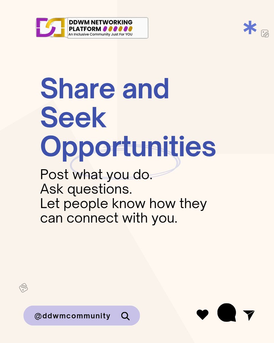ddwmcommunity's tweet photo. Community is your greatest unfair advantage. 📈

Most people think a community is just a group chat or a list of contacts. We see it differently. Community is leverage. 
 It’s the catalyst that turns a good idea into a great opportunity and a slow process into rapid progress. https://t.co/OncEK17fki