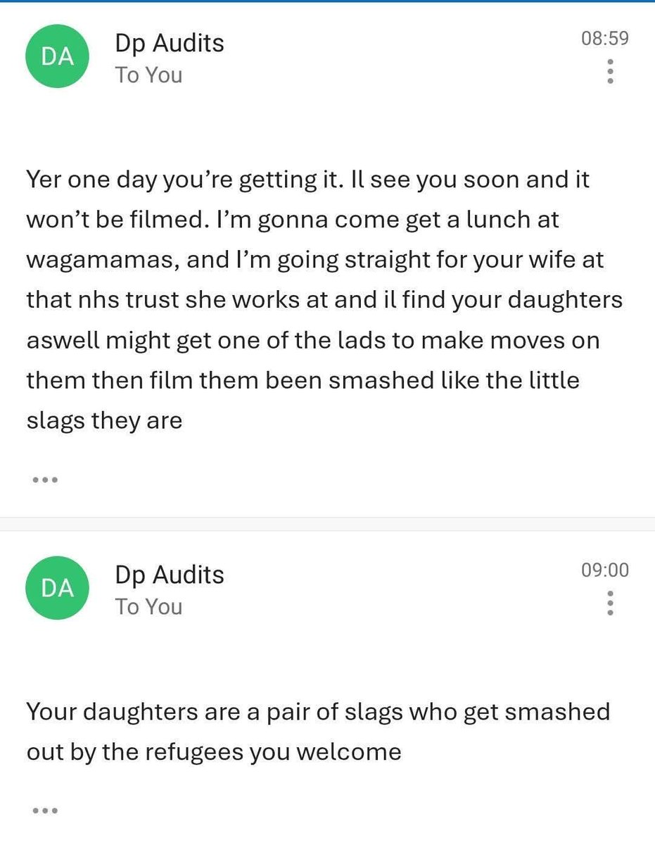 Alice_1971_'s tweet photo. @dpaudits I've seen worse messages tbf https://t.co/TeM7ounhbV
