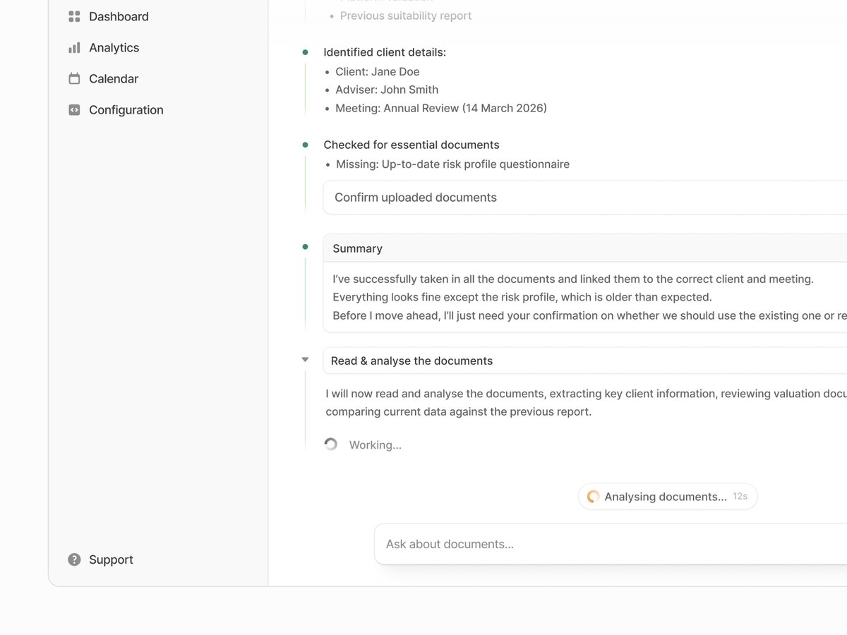 ↩️ Workflow timeline