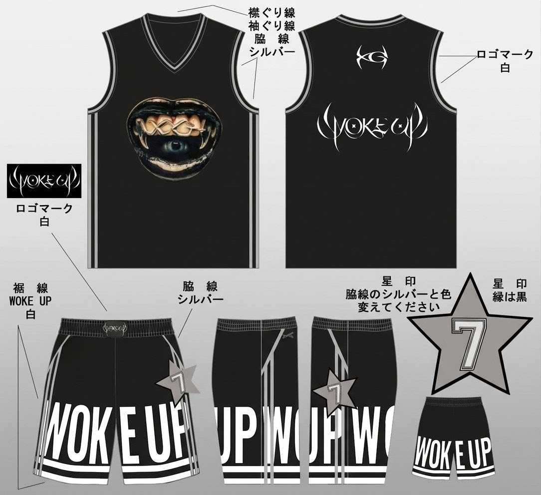 hiro705's tweet photo. 【WOKE UP トップス&amp;バスパン共同注文の募集】
◆画像1のトップス&amp;バスパンを作ります。金額は上下で税込10200円、送料別(5組発注での金額です)
◆ご希望の方は4/20(月)23:59までにテンプレ記入しDM下さい
◆サイズは上下別可
◆相互フォロー限定
◆希望者入金後発注⇒約4週間で完成
⇒ツリーに続く https://t.co/bAuHsSKV0j