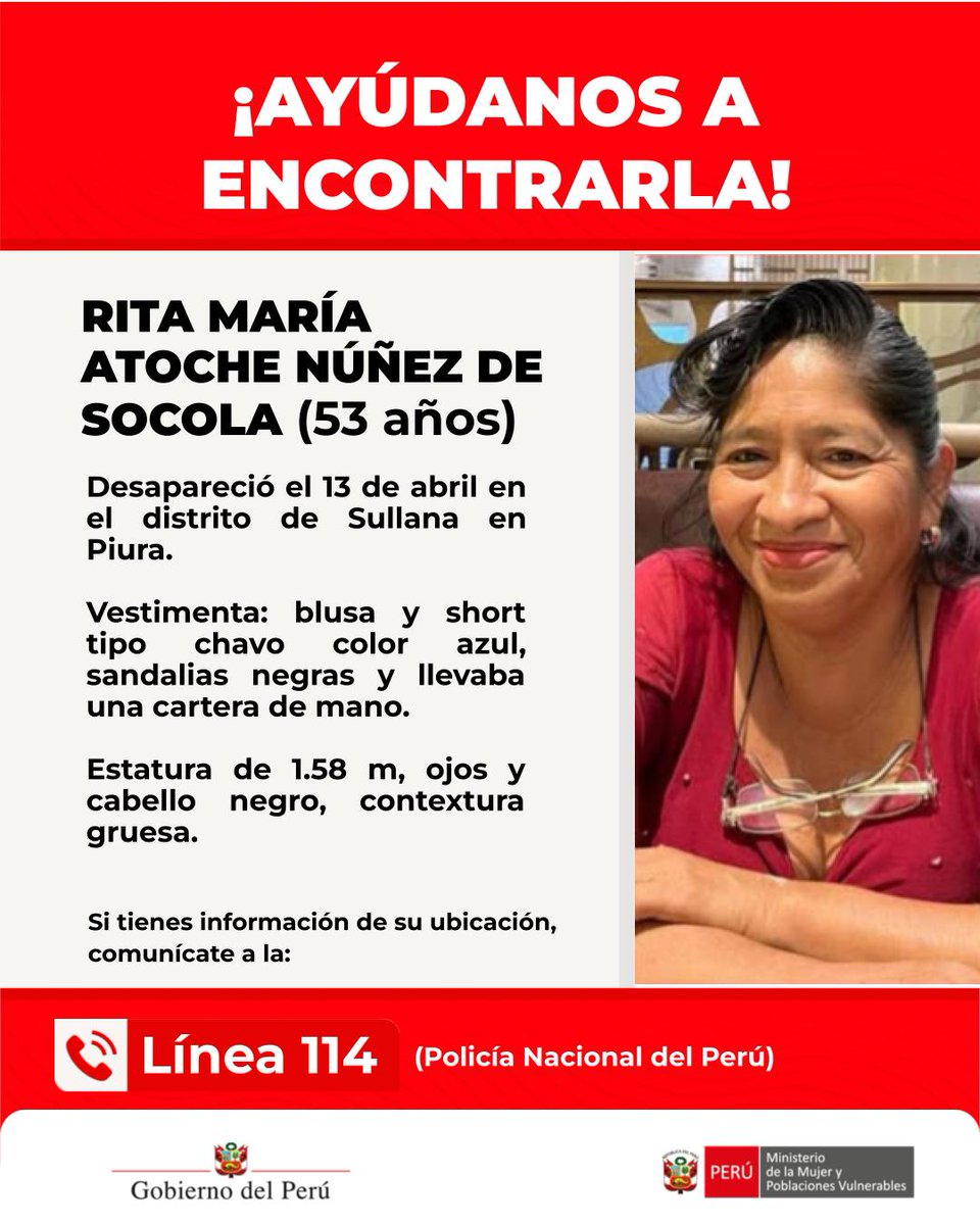 Ministerio de la Mujer y Poblaciones Vulnerables tweet media