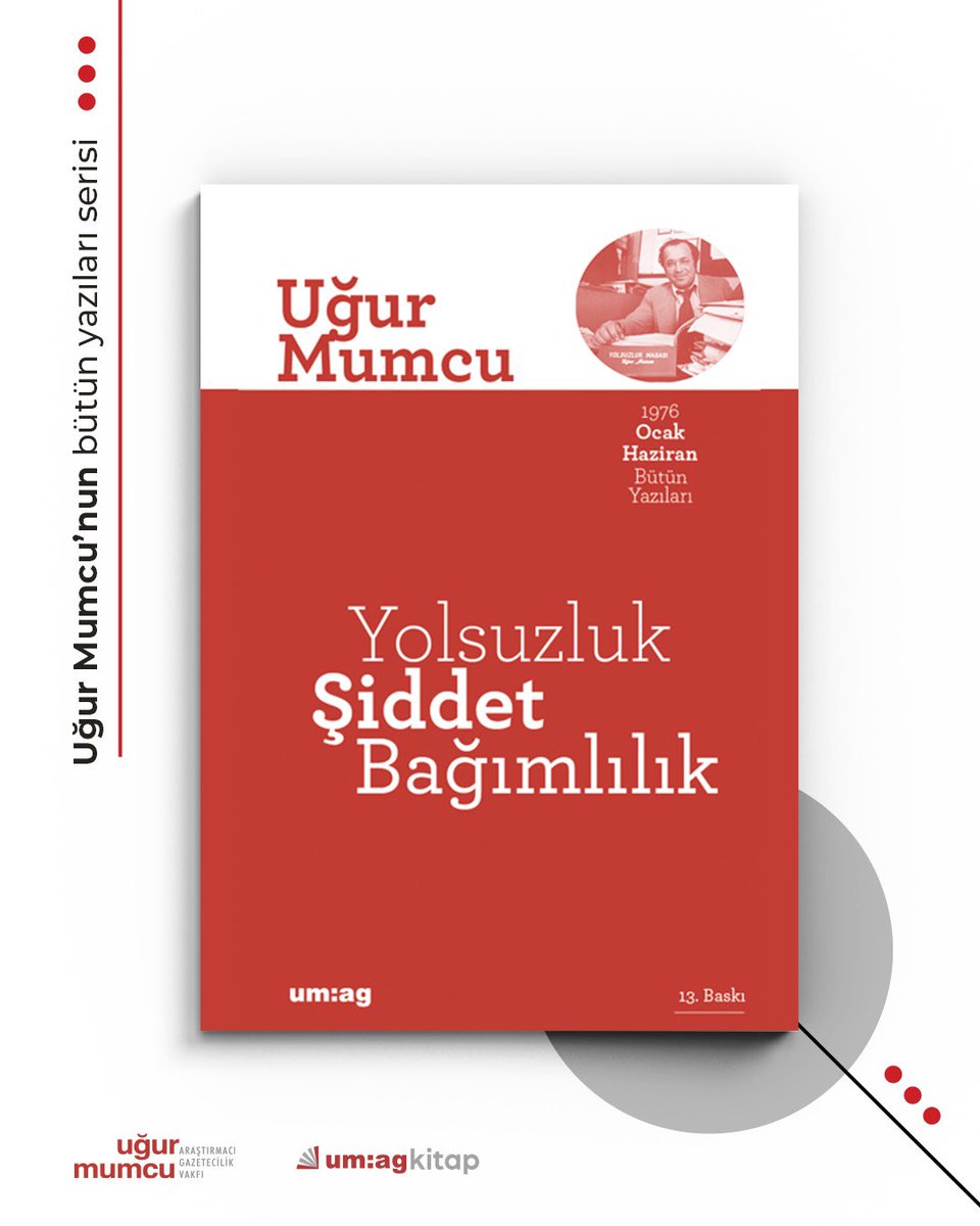 umagduyuru's tweet photo. Bir toplumu ayakta tutan temel dayanaklardan biri, adalet duygusudur. Bu duygu bir kez yara aldı mı, demokrasinin temelleri de sarsılmış demektir. Adalet, bağımsız mahkemeler eliyle dağıtılırsa, adalet duygusu güçlenir. Çağdaş demokrasiler de adaleti dağıtacak, suçluyu suçsuzu ayırt edecek tek yetkili organ mahkemelerdir.

Toplumlar zaman zaman öfke seline kapılırlar. Soruşturmanın yerini işkence, mahkemelerin yerini güdümlü kurullar, yargıcın yerini de silah alır. Siyasi iktidardan kaynaklanan öfke seli, sağduyuyu yok ederek, vicdanları ipotek altına almaya çalışır. Adalet duygusu kaybolur, yerini güdümlü hukuk, peşin yargı ve siyasal kine bırakır.

Silah ve Adalet, Cumhuriyet, 30 Ocak 1976
Yolsuzluk, Şiddet, Bağımlılık
 Kitabı satın almak için https://t.co/cOFQ2U6SLB adresini ziyaret edebilirsiniz.
