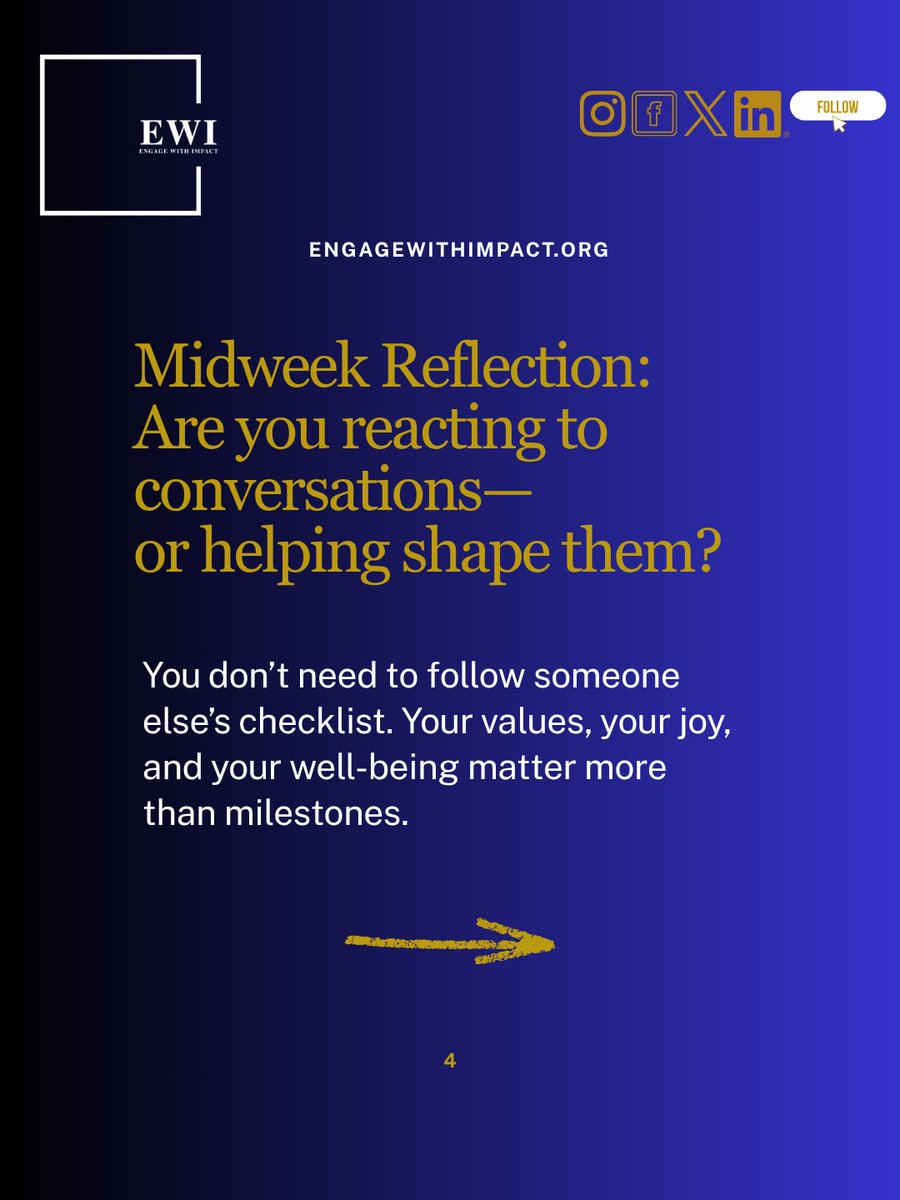 NgageWithImpact's tweet photo. Influence isn’t just about speaking.
It’s how you listen, interpret, and respond.

Are you shaping conversations—or reacting to them?

#EWI #LeadershipPresence https://t.co/c2kWV3JErl