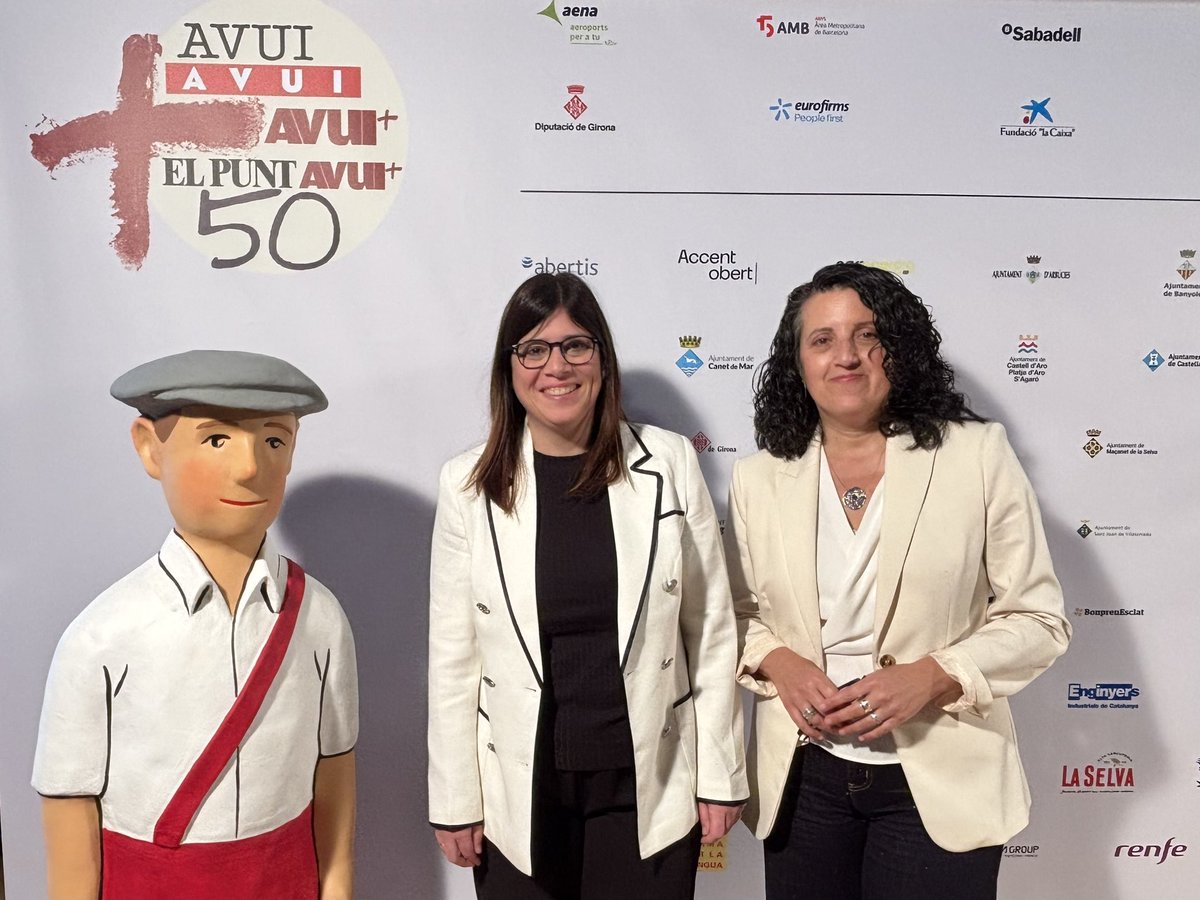 GemmaGeis's tweet photo. Per molts anys @elpuntavui ! 50 anys de la creació de l’Avui. Un projecte clau per a la llengua i el país. Periodisme en català, rigor i compromís al llarg de dècades. Referents ahir, avui i sempre. https://t.co/zRI1rvnekq