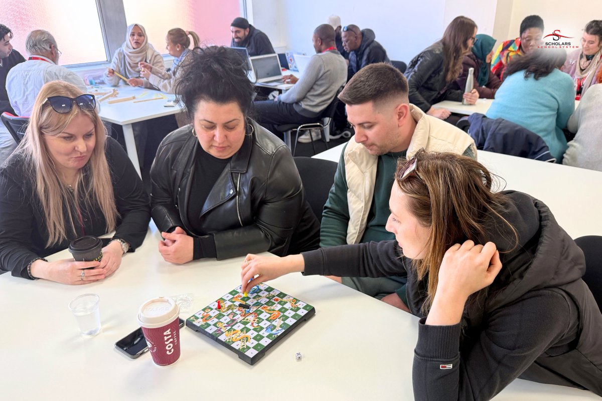 The_UKCAB's tweet image. Who says learning only happens in the #classroom? 🎲✨
#Leicester campus students at @ScholarsSystem enjoyed a brilliant board games day before the Easter break, full of laughter, friendly competition, and quality time together.
#EducationForAll #LeedsTrinity #OfficeForStudents