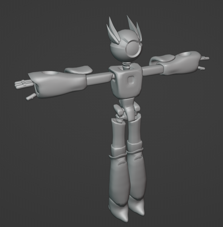 Elyris_Art's tweet photo. For the past couple weeks I took a leap and started my first ever model made from scratch, Omen from Beyond's FOX universe! I am very proud of how he turned out. Modelled, rigged, and ported all by me :D https://t.co/5mp2JreYVX