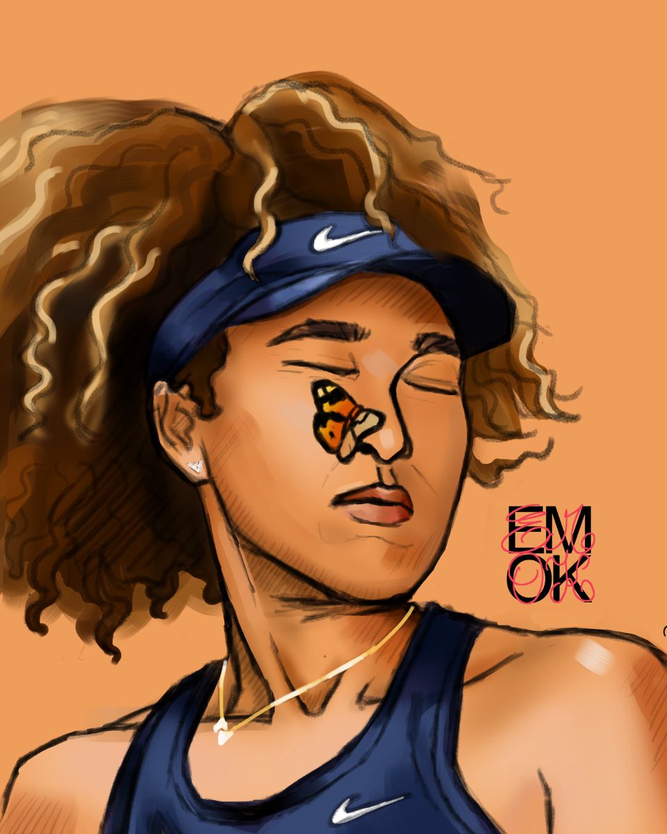 callmeemok's tweet image. Naomi Osaka #NaomiOsaka #digitalart #pencildrawing #artmoots