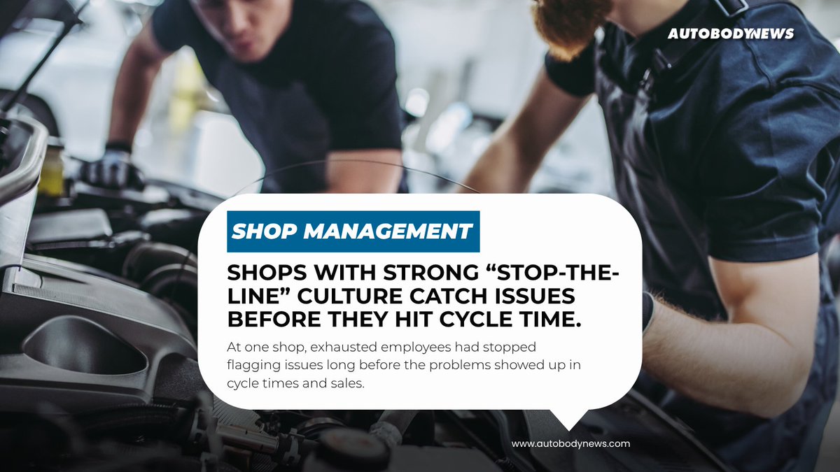 autobodynews's tweet image. “No news” can signal a deeper issue.

In one shop, employees stopped speaking up.
Processes drifted.
Cycle times increased.

Silence led the breakdown.

Read more: ow.ly/GkgR50YEKGq

 #TeamDynamics #Workplace #AutoIndustry