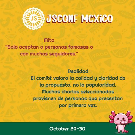 JSConf MX 2026 | 29 & 30 de Oct GDL 🇲🇽 tweet media