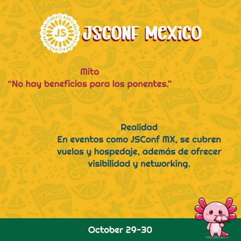 JSConf MX 2026 | 29 & 30 de Oct GDL 🇲🇽 tweet media