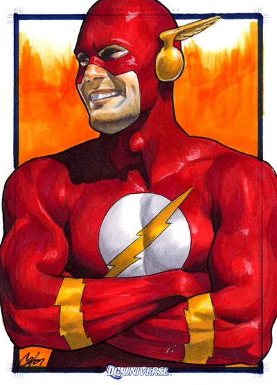 iamluke85's tweet photo. #flash artwork by #CatStaggs https://t.co/CbrwZYFpie