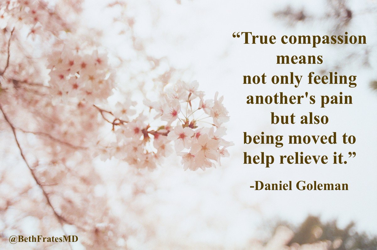 BethFratesMD's tweet image. Compassion helps everyone reach higher ground.🌺

#wednesdaythought #compassion #healing