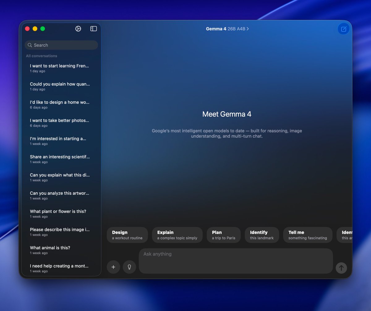 Locally AI - Local AI Chat tweet media