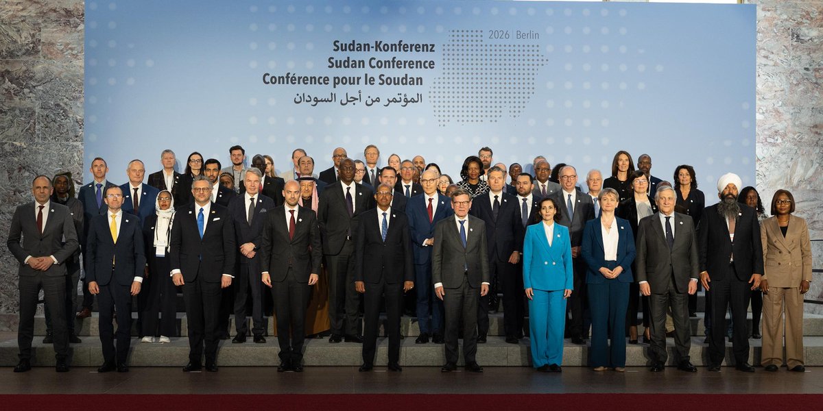 _AfricanUnion's tweet image. At the Third international #Sudan Conference in #Berlin today, the Chairperson of the African Union (AU) Commission @ymahmoudali underscored the urgent need for an immediate #ceasefire as the first step toward ending the immense suffering of the Sudanese people. 

He called for