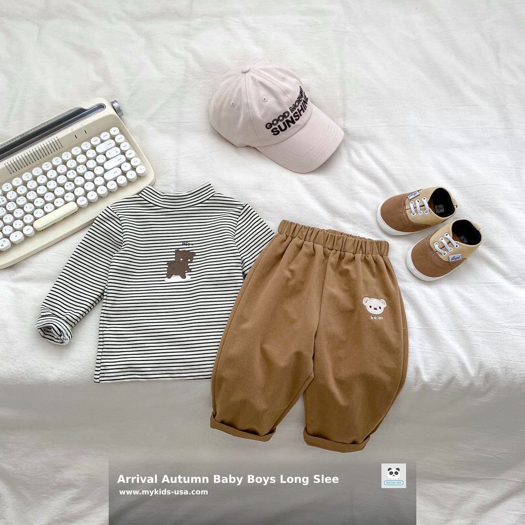 MyKidsUSA1's tweet image. Keep your baby boy cozy and cute this fall with our Striped Teddy Top &amp;amp; Pant Set! Perfect for layering, with sizes from 3-6M to 2-3Y. Shop now at MyKids-USA for just $54.99! 🧸🍁👶 #BabyBoy #FallFashion #CozyWear shortlink.store/hij_fq1ofm_k