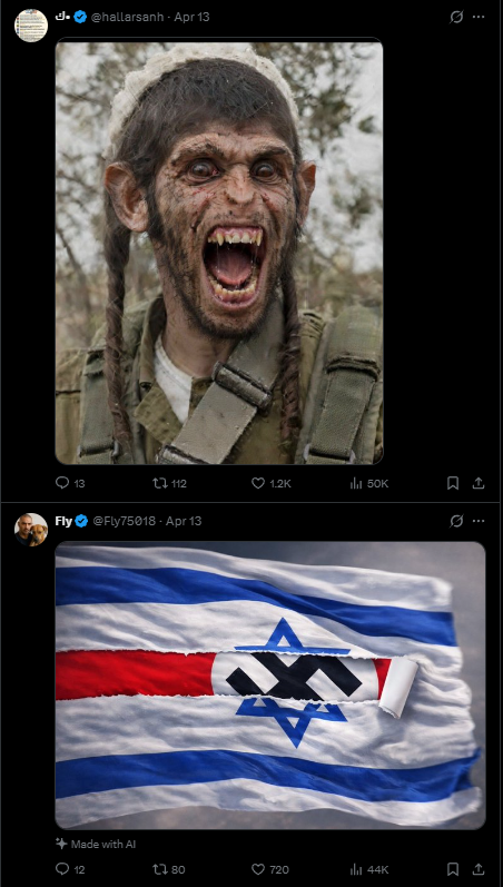 Italy's biggest magazine dropped an article and it's going viral for depicting an almost comically diabolical image of an israeli soldier.

People in the replies are already memeing this and the magazine has gone insanely viral.

The title of the magazine is L'ABUSO, or "The