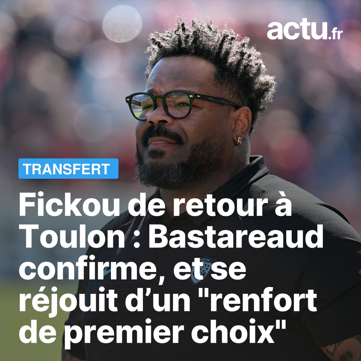 acturugby's tweet image. 🚨 Matthieu Bastareaud a confirmé auprès d'Actu Rugby le retour de Gaël Fickou à Toulon !

Le team manager du RCT s'est livré sur la concurrence à venir au centre : cela promet ▶️ actu.fr/provence-alpes…

#RCT #Top14 #rugby #transfert #mercato par @ClementMazella