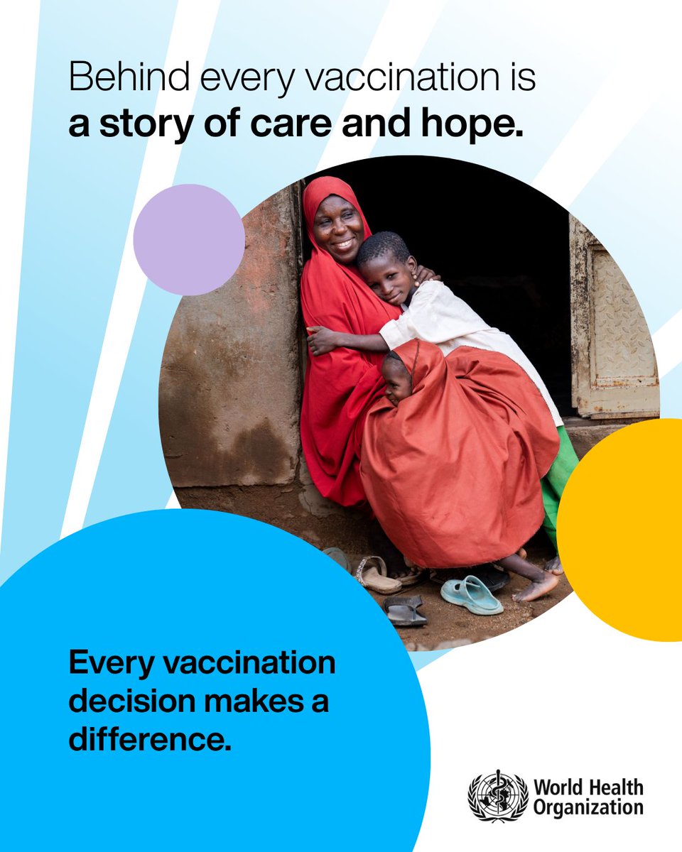 ACTION_tweets's tweet photo. At the halfway point of the Immunization Agenda 2030, let’s create a world where fewer children die from preventable illnesses, adolescents are protected against diseases that threaten their future, and older generations enjoy longer, healthier lives. 
#VaccinesWork https://t.co/J0qainCJD7