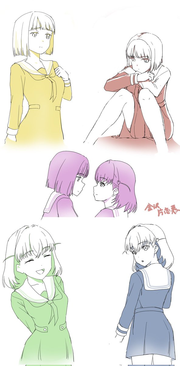 金沢片恋募

歌詞と曲が好きなので聴きながらPV風な5色のパターンで描いてみました