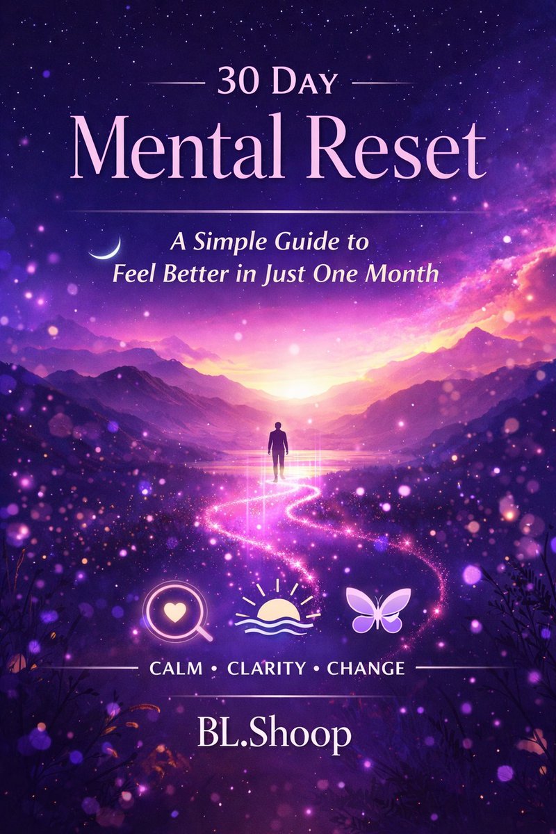 echatir69550's tweet image. 30 Days Mental Reset A Simple Guide to Feel Better, Clear Your Mind &amp;amp; Take Back Control
Learn more 👇🏻✅
payhip.com/b/BuPZQ
#selfimprovment
#mentalreset
#challenge