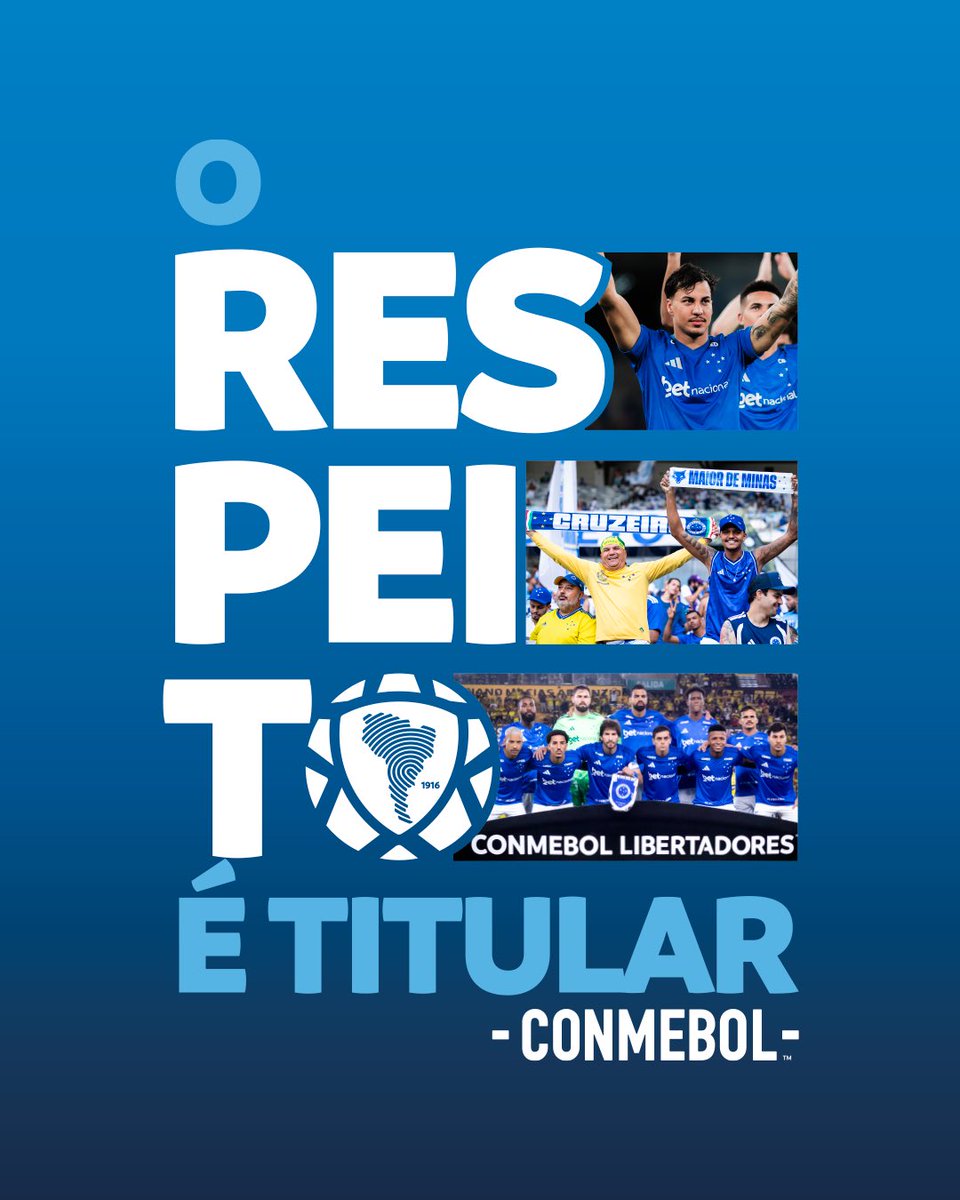 Mais do que nunca, o respeito entra em campo com a gente.

Na arquibancada ou dentro das quatro linhas, é ele que faz o futebol ser o que sempre foi: respeito, união e orgulho.

Aqui, não tem espaço pra preconceito.

Tem espaço pra jogo limpo, pra apoio e pra grandeza.

O