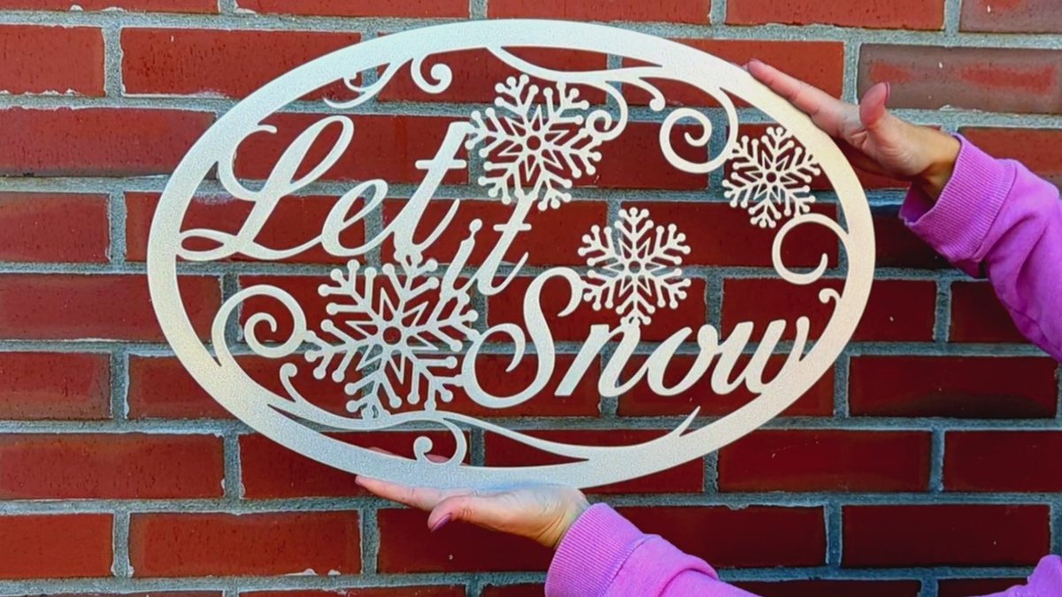 Nightingalemet2's tweet image. Transform your space into a winter wonderland with our Let It Snow Metal Sign. Perfect for adding festive charm to any wall. Make it yours today! #WinterDecor #HomeStyling

Shop Now nightingalemetal.com/products/let-i…