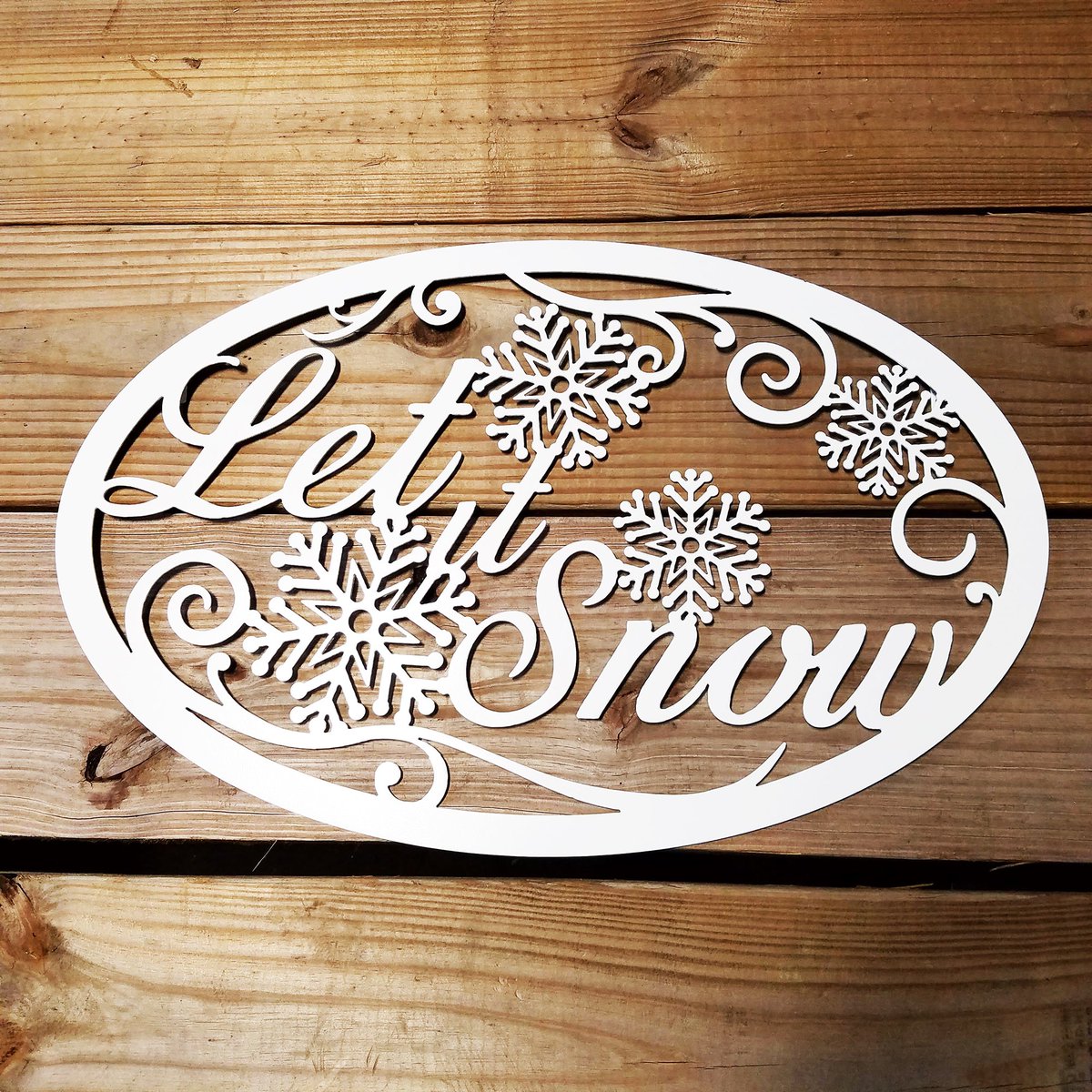 Nightingalemet2's tweet image. Transform your space into a winter wonderland with our Let It Snow Metal Sign. Perfect for adding festive charm to any wall. Make it yours today! #WinterDecor #HomeStyling

Shop Now nightingalemetal.com/products/let-i…