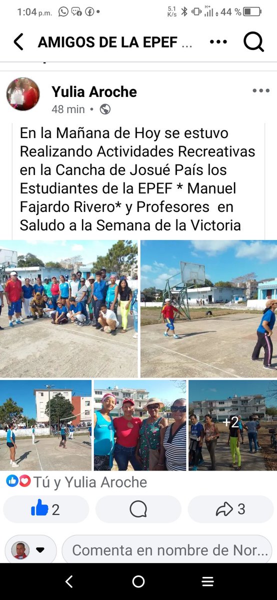 La EPEF Manuel Fajardo en la #IsladelaJuventud trabaja en la formación de los futuros entrenadores y profesionales del #DeporteCubano#SentirPinero
#InderCuba.
#100AñosConFidel #InderCuba65
 #InderEsPatria #ListosParasVencer