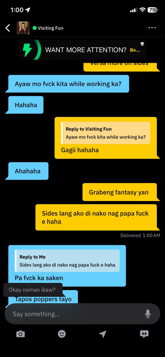 fvckmebagets's tweet photo. Ang lala grabe haha https://t.co/GOTXujdHUL
