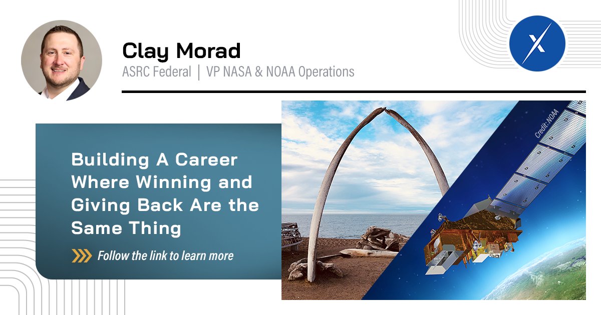 asrcfederal's tweet photo. In a @washingtonexec profile, our VP of NASA and NOAA Operations, Clay Morad, shared his experience as an ASRC Federal employee leader and Alaska Native shareholder. 
"𝗔𝘀 𝗮 𝘀𝗵𝗮𝗿𝗲𝗵𝗼𝗹𝗱𝗲𝗿, 𝗜’𝗺 𝘃𝗲𝗿𝘆 𝗳𝗼𝗿𝘁𝘂𝗻𝗮𝘁𝗲 𝘁𝗼 𝗵𝗮𝘃𝗲 𝗮 𝘀𝘆𝗺𝗯𝗶𝗼𝘁𝗶𝗰 𝗿𝗲𝗹𝗮𝘁𝗶𝗼𝗻𝘀𝗵𝗶𝗽 𝘄��𝘁𝗵 𝗔𝗦𝗥𝗖 𝗙𝗲𝗱𝗲𝗿𝗮𝗹…𝗪𝗵𝗲𝗻 𝗜 𝗱𝗿𝗶𝘃𝗲 𝗽𝗿𝗼𝗳𝗶𝘁𝘀 𝗮𝗻𝗱 𝗲𝘀𝘁𝗮𝗯𝗹𝗶𝘀𝗵 𝗿𝗲𝗹𝗮𝘁𝗶𝗼𝗻𝘀𝗵𝗶𝗽𝘀 𝘄𝗶𝘁𝗵 𝗺𝘆 𝗰𝘂𝘀𝘁𝗼𝗺𝗲𝗿𝘀 𝗳𝗼𝗿 𝗺𝗶𝘀𝘀𝗶𝗼𝗻 𝘀𝘂𝗰𝗰𝗲𝘀𝘀, 𝘁𝗵𝗼𝘀𝗲 𝗽𝗿𝗼𝗳𝗶𝘁𝘀 𝗮𝗻𝗱 𝗿𝗲𝗹𝗮𝘁𝗶𝗼𝗻𝘀𝗵𝗶𝗽𝘀 𝗱𝗶𝗿𝗲𝗰𝘁𝗹𝘆 𝗯𝗲𝗻𝗲𝗳𝗶𝘁 𝗺𝘆 𝗶𝗺𝗺𝗲𝗱𝗶𝗮𝘁𝗲 𝗳𝗮𝗺𝗶𝗹𝘆, 𝗲𝘅𝘁𝗲𝗻𝗱𝗲𝗱 𝗳𝗮𝗺𝗶𝗹𝘆, 𝗮𝗻𝗱 𝗮𝗹𝗹 𝟭𝟰,𝟬𝟬𝟬 𝘀𝗵𝗮𝗿𝗲𝗵𝗼𝗹𝗱𝗲𝗿𝘀 𝗼𝗳 𝗔𝗦𝗥𝗖."
Learn how innovation, dedication and integrity fuel success for both our space domain customers’ missions and Alaska Native shareholders: https://t.co/74isHABa62 

#ASRCFederal #WashingtonExec #SpaceExploration #Leadership