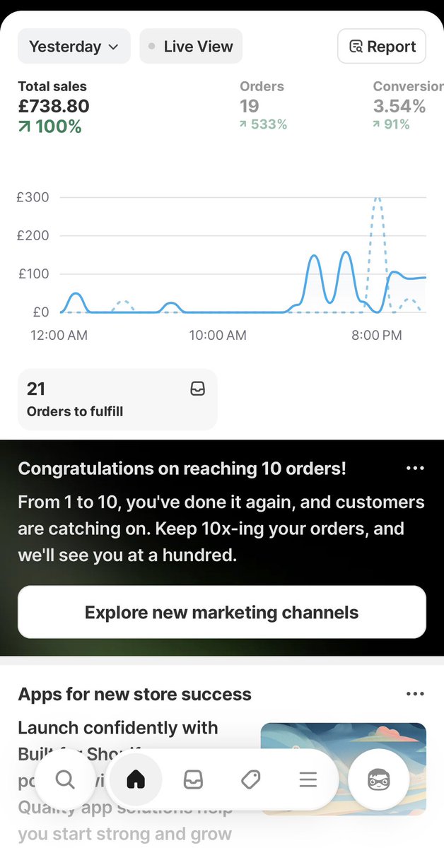 ecom_russ's tweet photo. 0-1k day within a week of going live with google. This about to go crazy 🚀 https://t.co/3XckEqzeBX