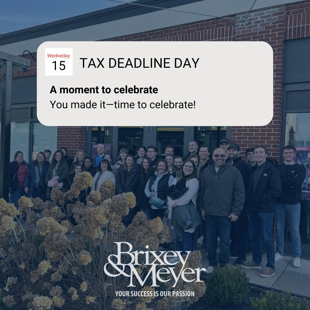 April 15 is here. A big thank you to our team for the dedication, long hours, and effort that made this season a success!