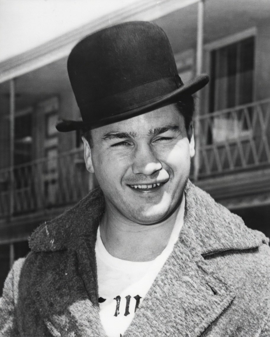 LDNBOXHISTORY's tweet photo. Battersea’s Don Cockell sports a top hat on Kentucky Derby day as he takes a break from his Bermuda Palms training camp in San Rafael, California where he was preparing to take on Rocky Marciano for the World Heavyweight Championship in May 1955. https://t.co/rPFmWjTONU