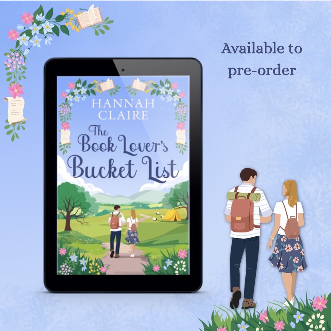 PHeartsDesign's tweet photo. The first graphic in a gorgeous, cohesive set for Hannah Claire’s debut romance, The Book Lover’s Bucket List.
I think you’ll agree, it’s such a stunning cover - absolutely loved creating these! @HannahClaire345 https://t.co/V49QAAokg8