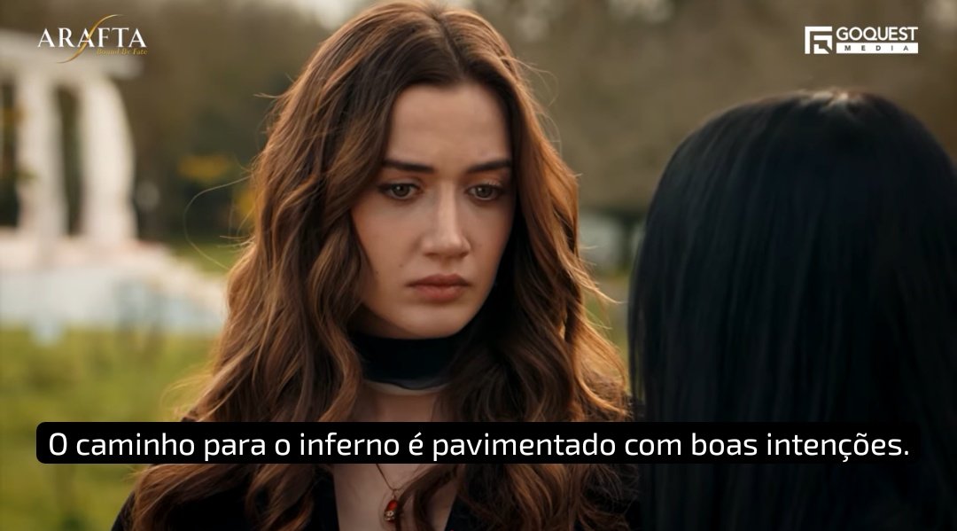 Demet falando o óbvio para Mercan; a bondade excessiva da Mercan me dá nos nervos.

#Arafta