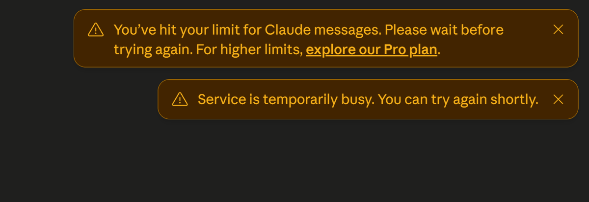aniketaslaliya3's tweet image. Even I haven't chat anything in the past 24 hours.

Are they going to launch a new model today?

@AnthropicAI @claudeai 

#claudedown #claude