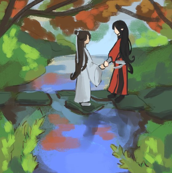 darkfoggyart's tweet image. study #hualian